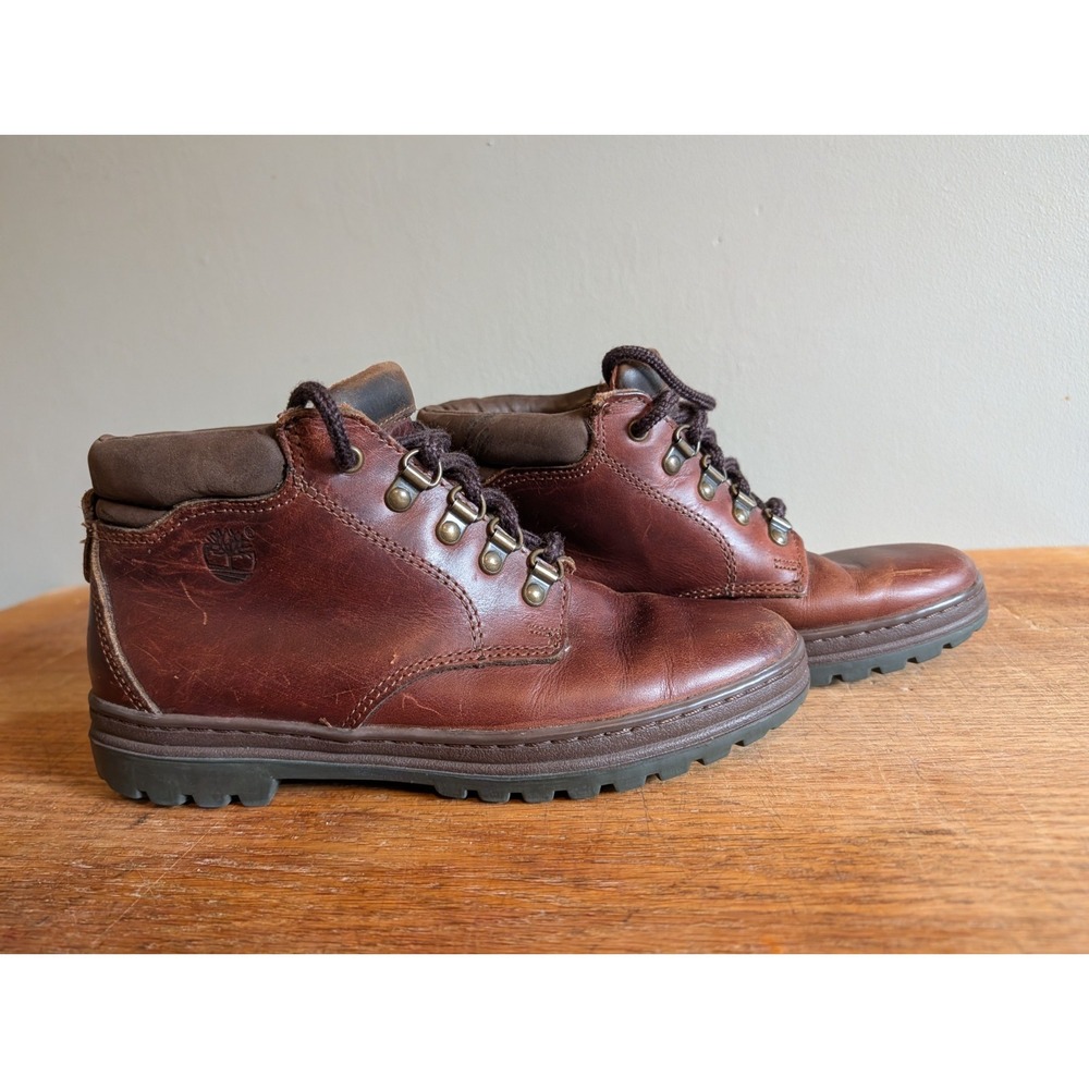 Timberland Womens Premium 6-inch Waterproof Boots Dark Brown 7.5 Workwear Rugged